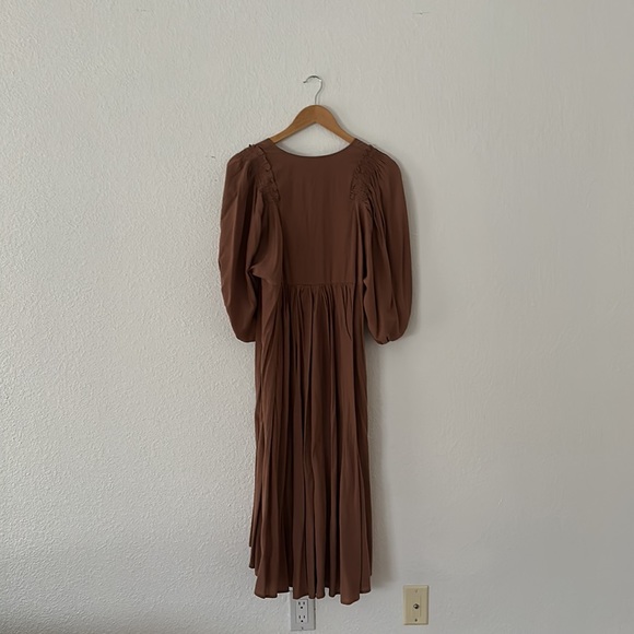 Brown Midi Dress - Picture 5 of 5